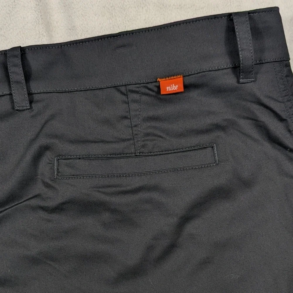 Nike Dri-FIT Mens Golf Pants 40 Dark Gray Charcoal Chino Trousers Stretch